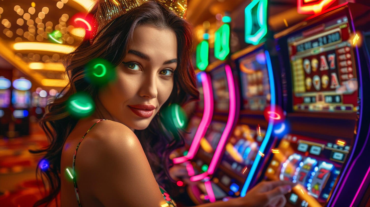 bonus casino slot game interface showing jackpot reels on a mobile screen